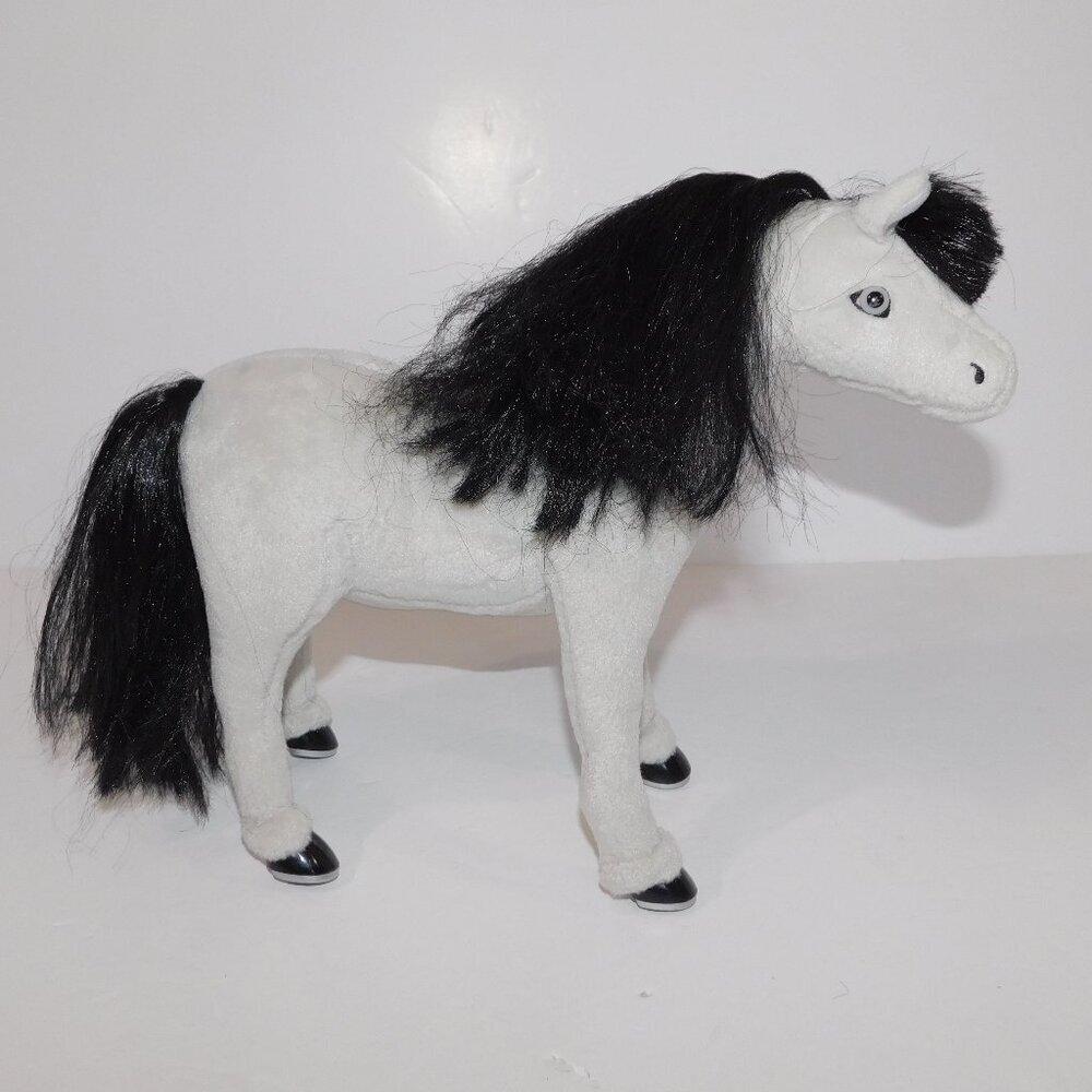 Vintage Madeline Gray Horse Clementine 9" Plush with Sound Learning Curve 2002
